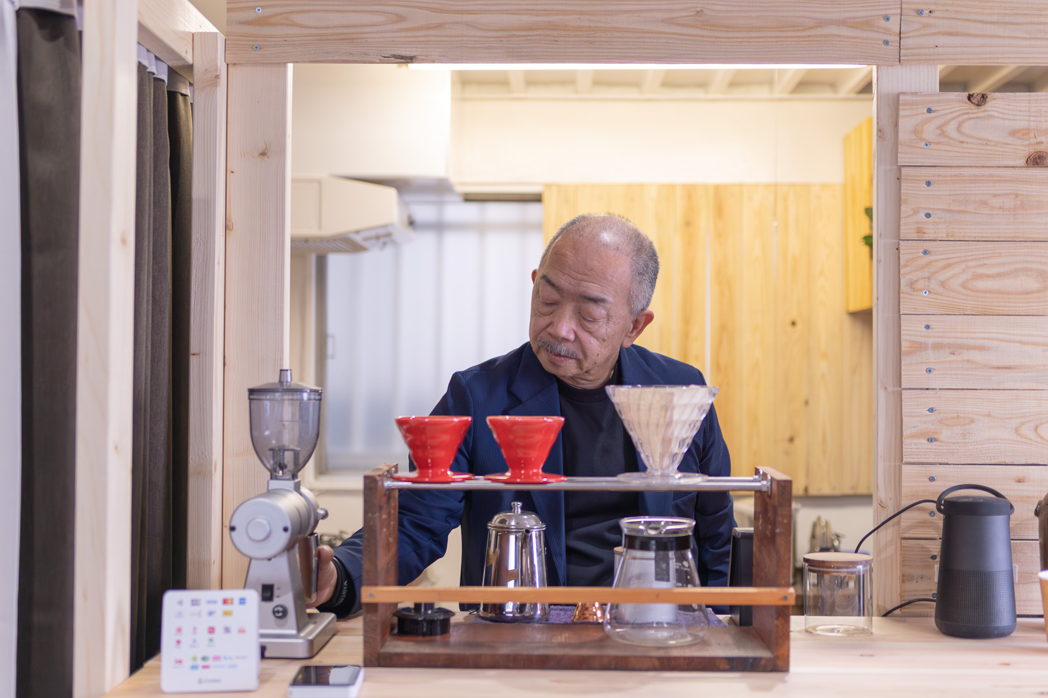 コーヒーを淹れる